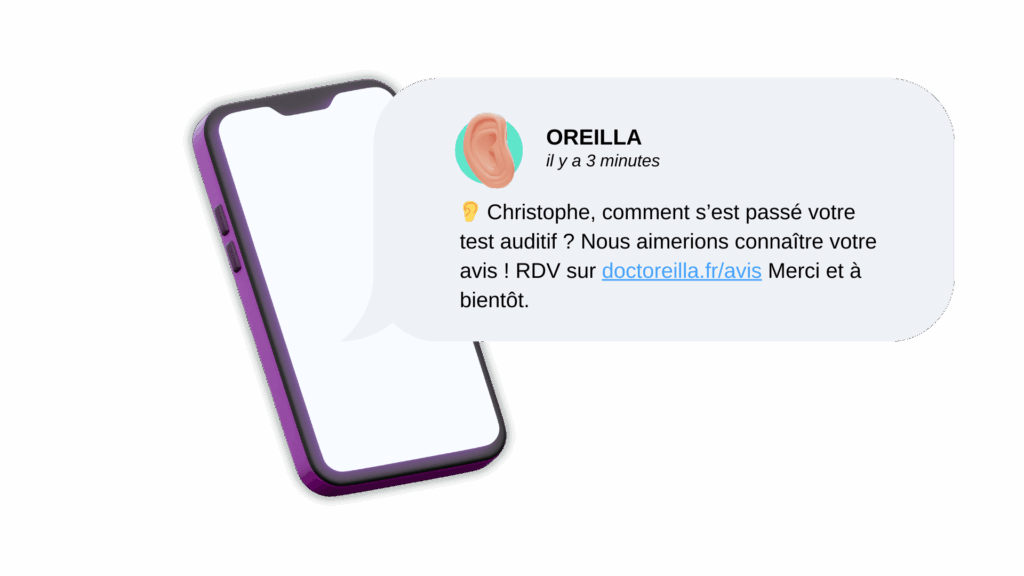 Sms récolter avis clients