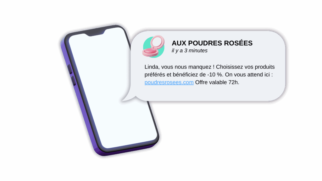 Sms relance client perdu