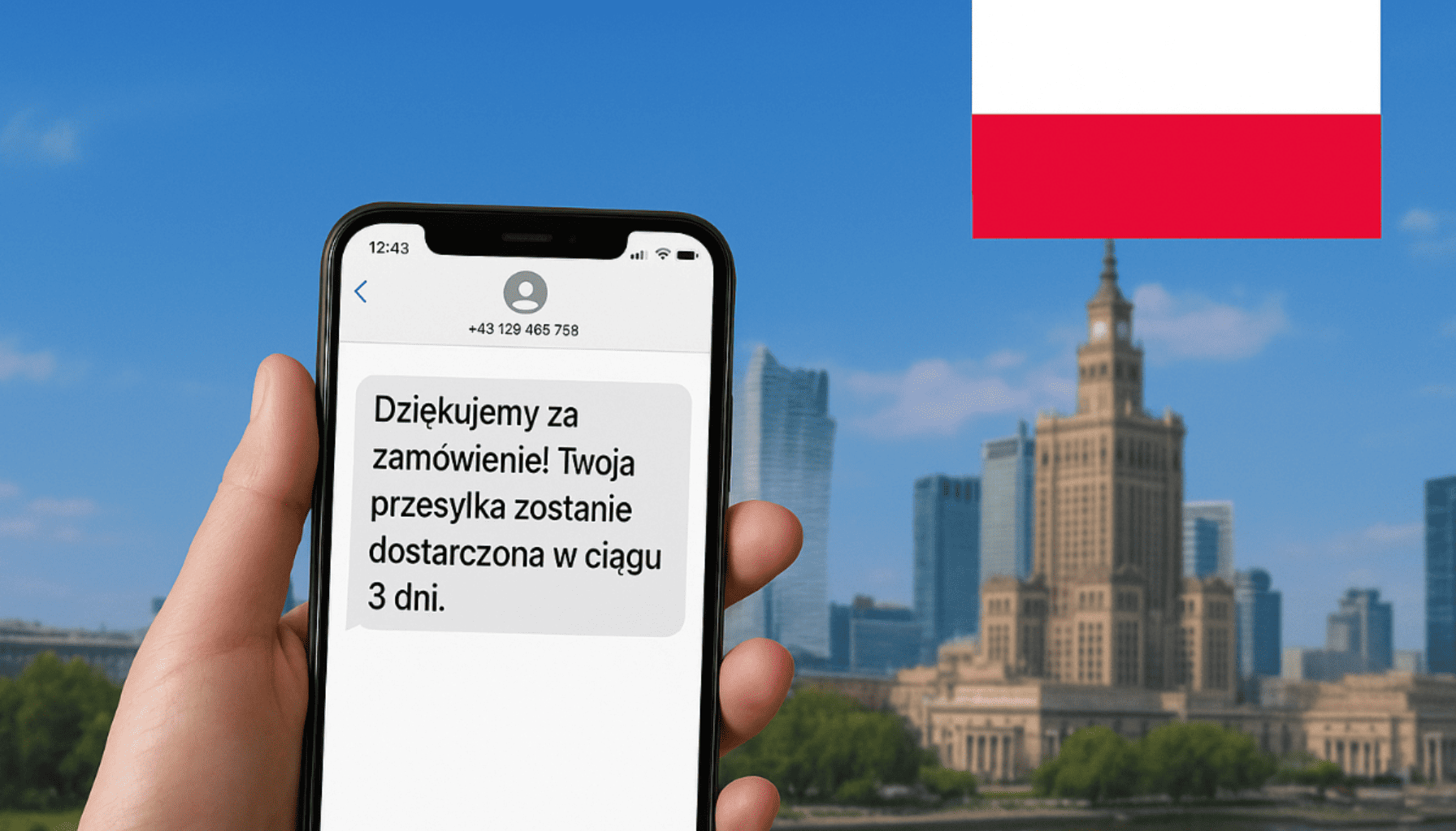 Envoi SMS Pologne