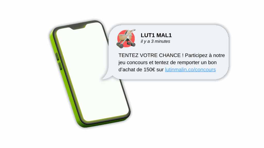 Sms avec jeu concours