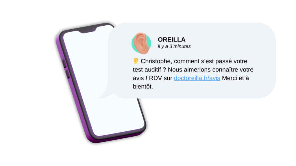 sms avis clients