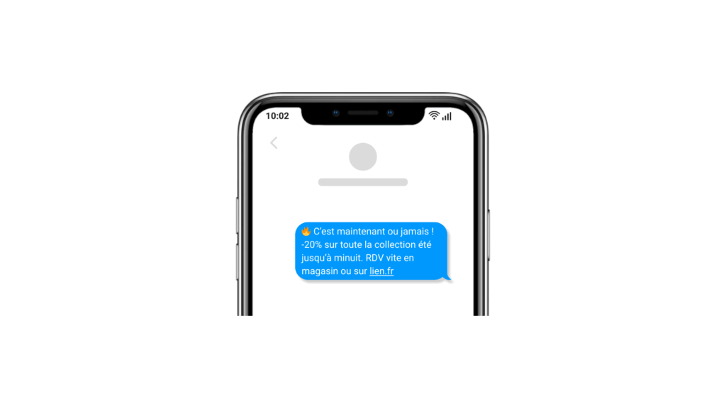 SMS promotion flash